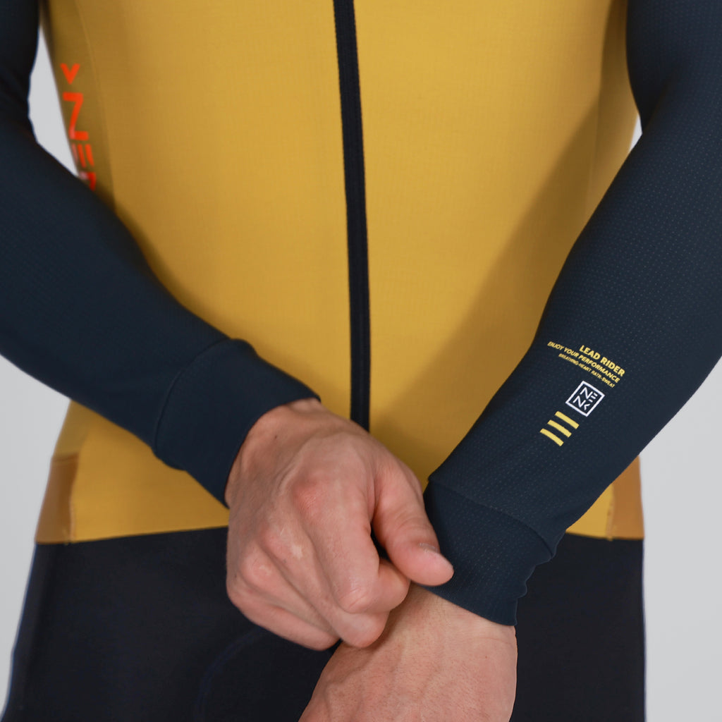PRO Cycling Thermal LS Jersey Bruce - yellow & black