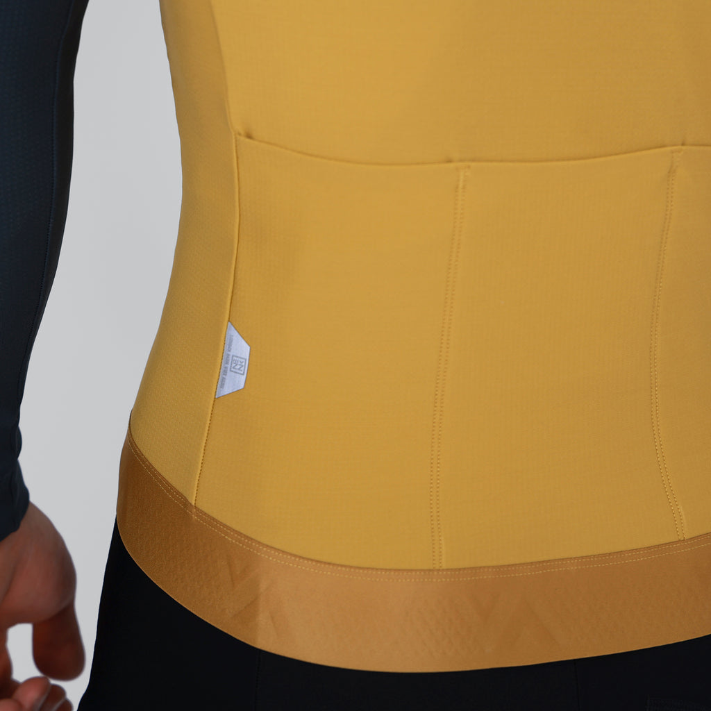 PRO Cycling Thermal LS Jersey Bruce - yellow & black
