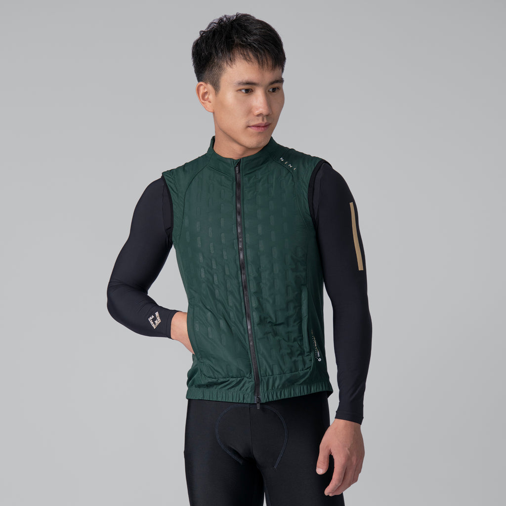 Winter Thermal Gilet Mario - green