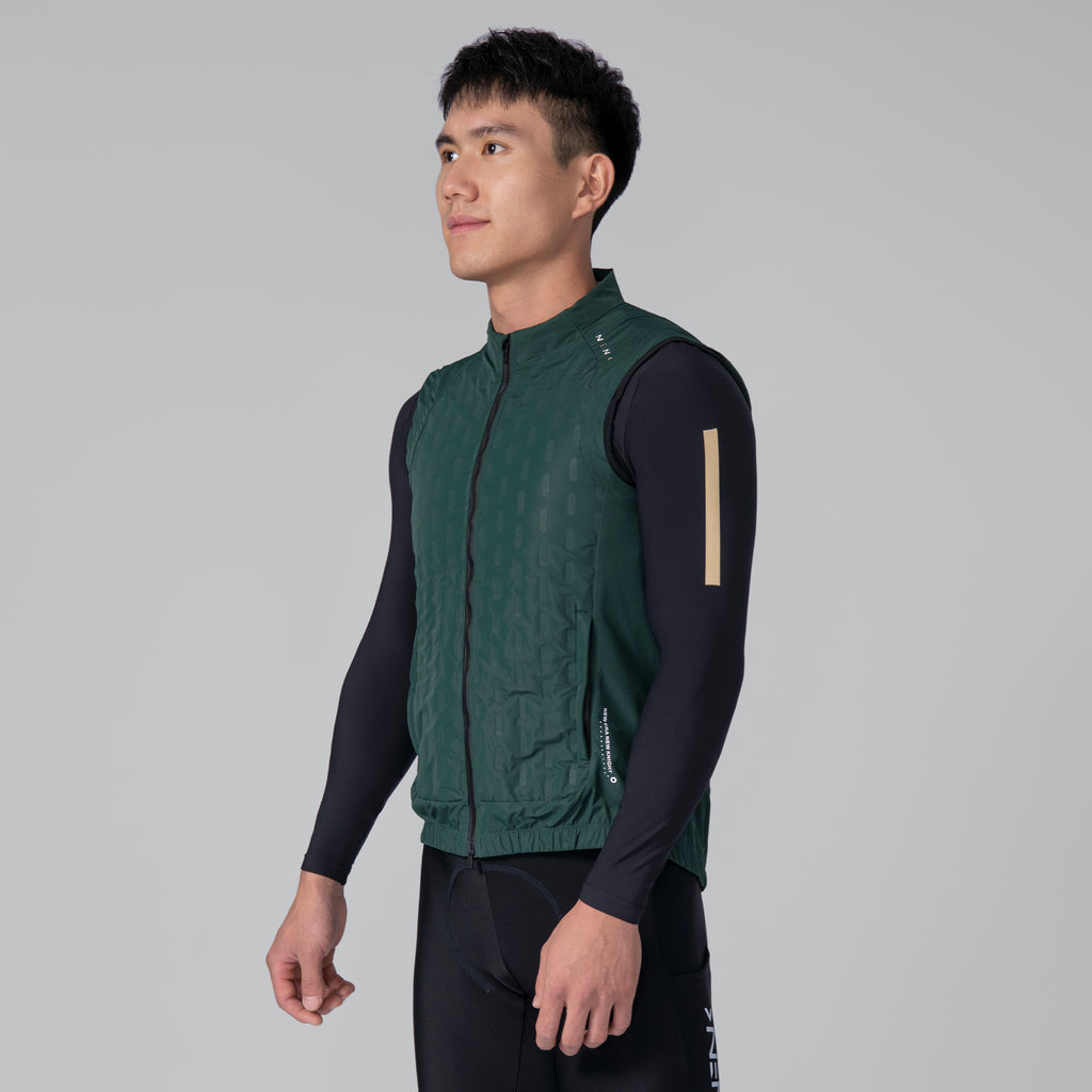 Winter Thermal Gilet Mario - green