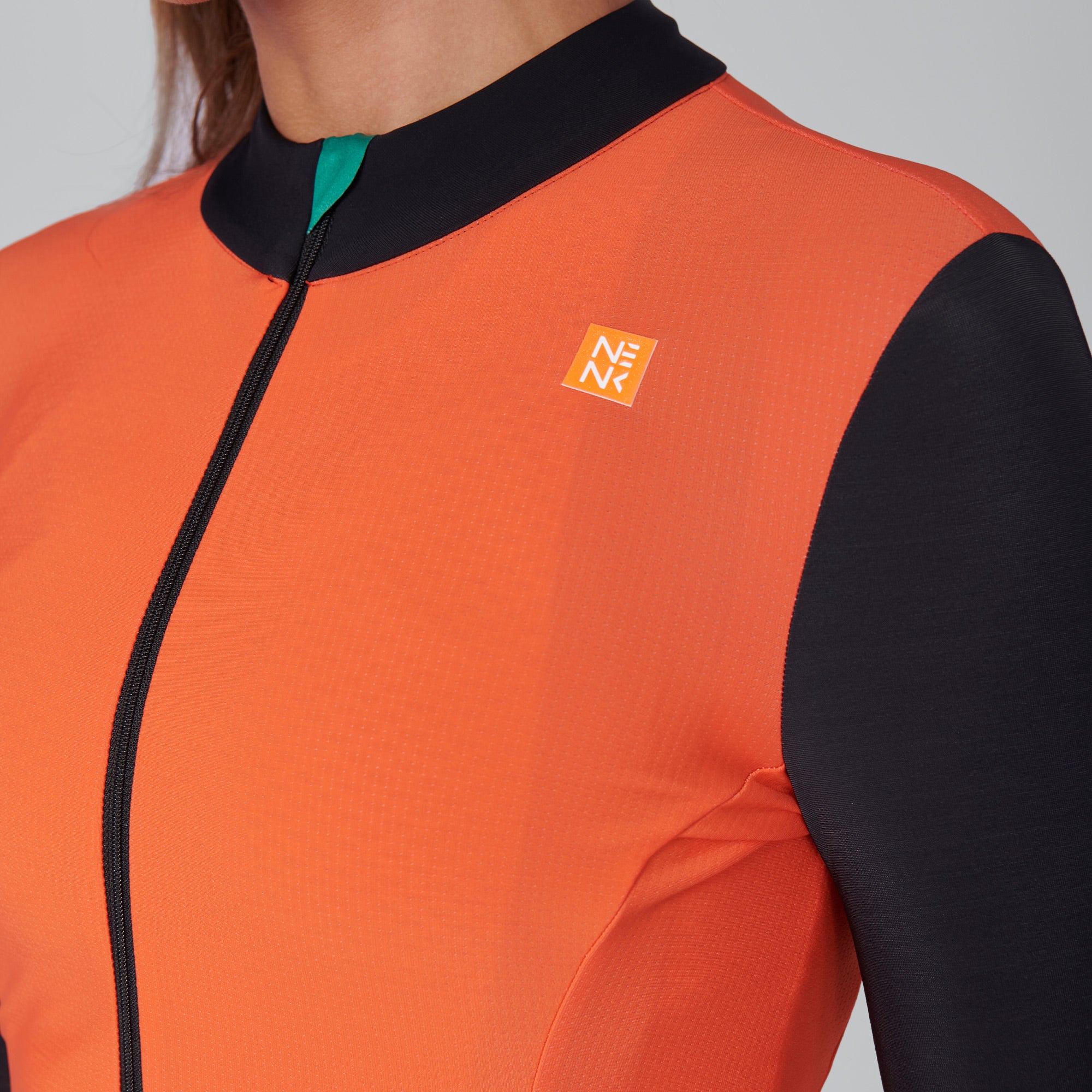 PRO Cycling Thermal LS Jersey Breez - orange & black