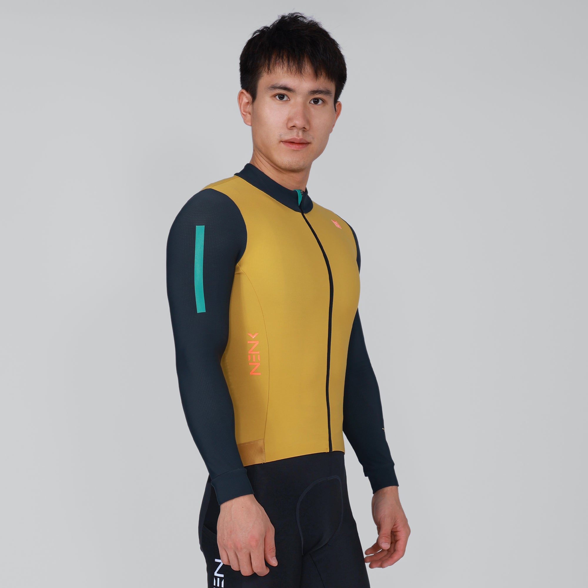 PRO Cycling Thermal LS Jersey Bruce - yellow & black