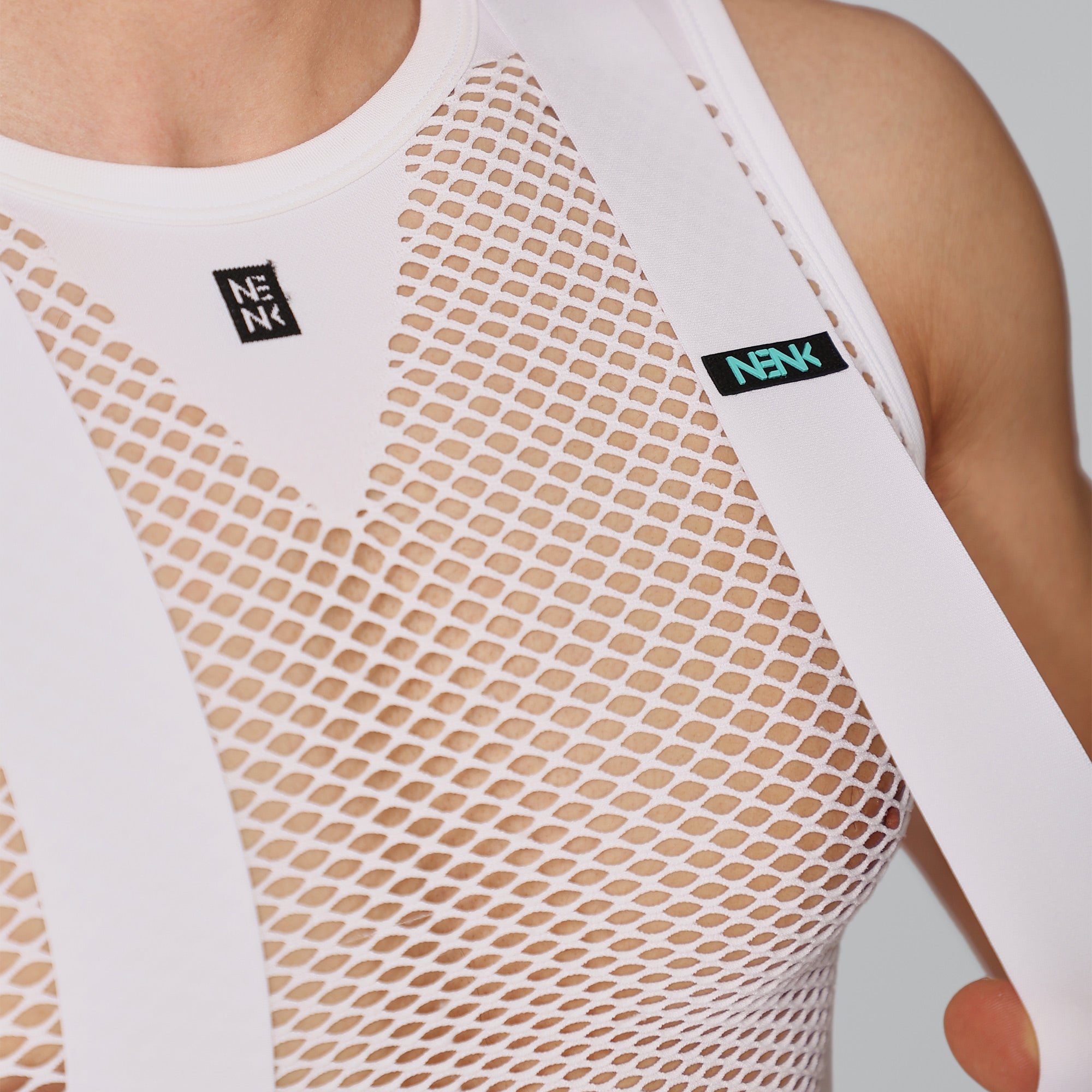 One-Piece Bib shorts Oscar II 67#white