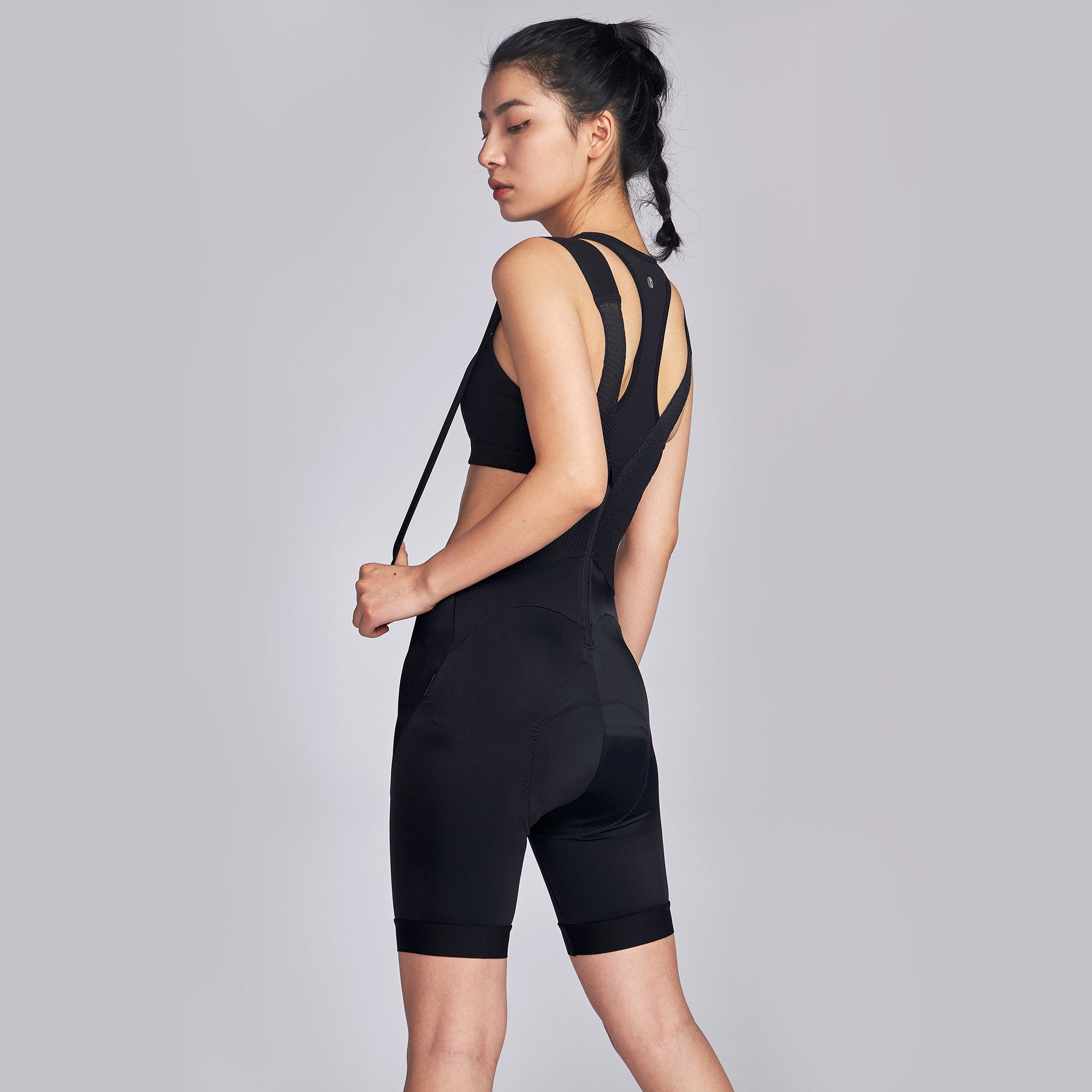 Women's PRO7 Zippered Bib Shorts Leanne